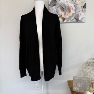 Babaton Elegant Black Open Cardigan